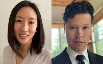 Beverly Tchang and Andrew Kraftson